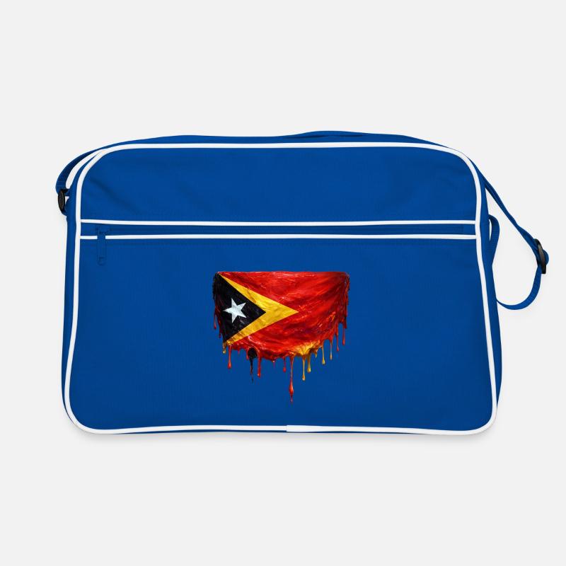 Drapeau de largage du TimorLeste Sac Retro