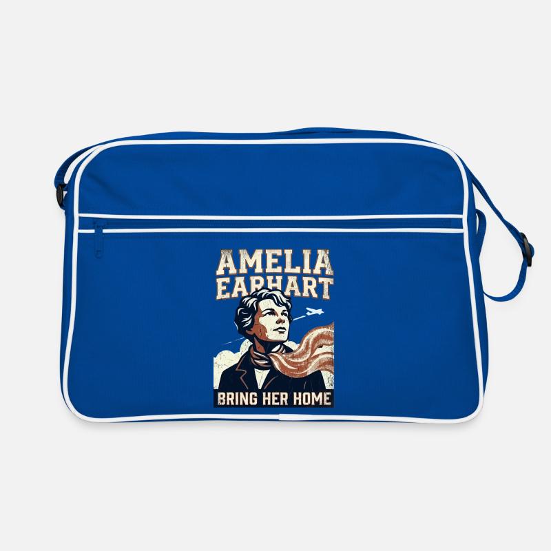 Amelia Earhart – Bring sie nach Hause Retro Tasche
