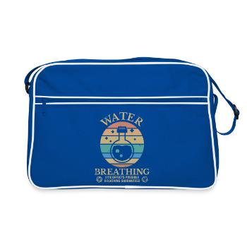 Water Breathing Trank Fantasy Rollenspiel RPG - Retro Tasche - Blau/Weiß - Vorne