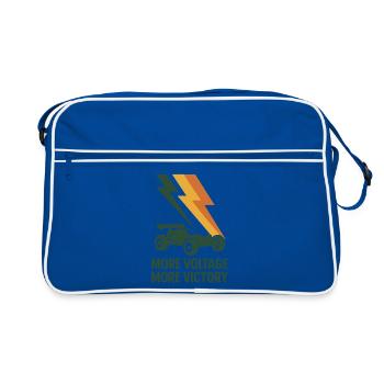 Plus de volts, plus de victoire | RC Car Electric - Sac Retro - bleu/blanc - Devant