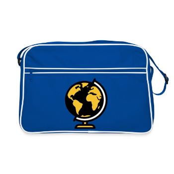 Globe Globe Earth School - Retro Bag - blue/white - Front