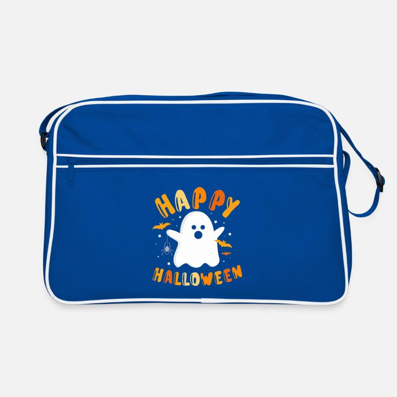 Happy Halloween Ghost Graphic Retro Bag