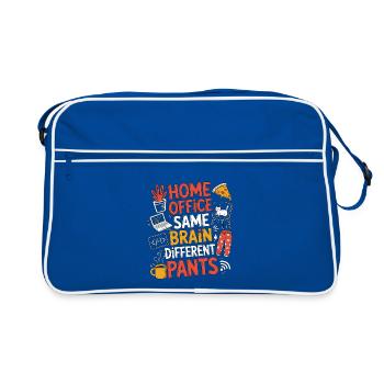 Remote Developer Home Office Same Web Developer - Retro Bag - blue/white - Front