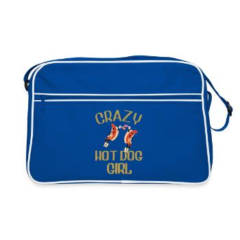 Couleurs d’été Hot Dog Girl - Sac Retro - bleu/blanc - Devant