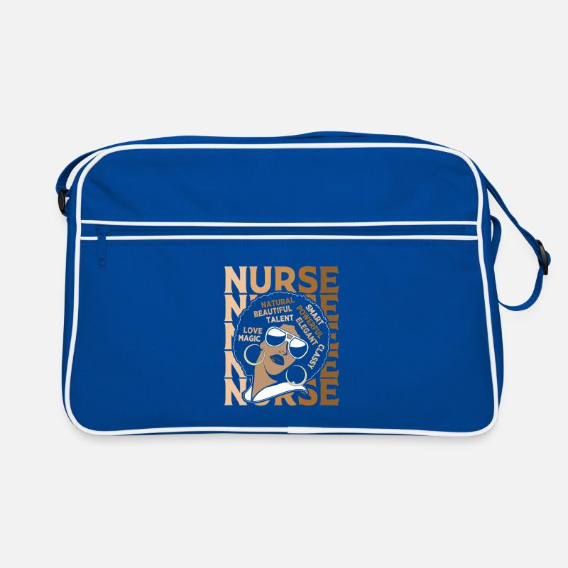 Notfall Krankenschwester Afro Retro Tasche