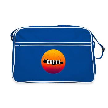 A Greek Island Crete Island Crete Greece - Retro Bag - blue/white - Front