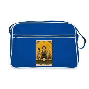 Treasurer | Checkout Profession Tarot - Retro Bag - blue/white - Front