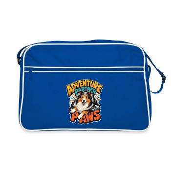 Shetland Shepherd - Sac Retro - bleu/blanc - Devant