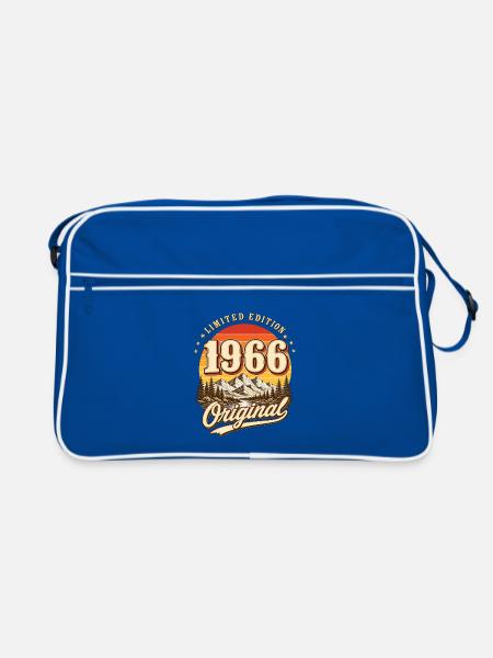 1966 Original Limited Edition 60 Jahre Jubiläum - Retro Tasche - Blau/Weiß