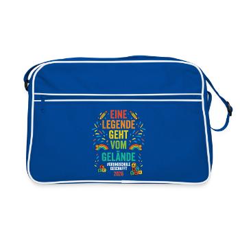Eine Legende Geht Vom Gelände 2026 - Retro Tasche - Blau/Weiß - Vorne
