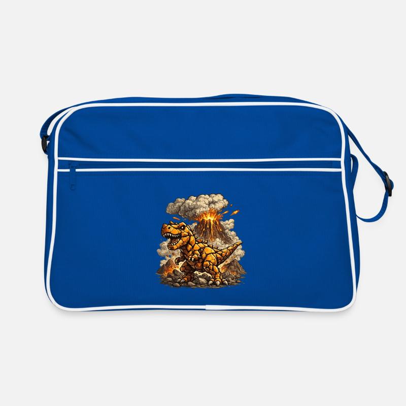 Fire Lava T-Rex Retro Bag