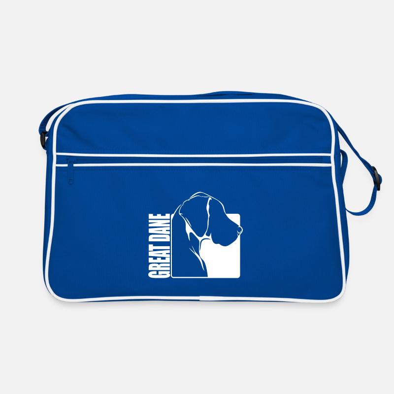 Great Dane Profil Hunde Hund Wilsigns Retro Tasche