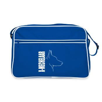 X-MECHELAAR Profil Chiens Wilsigns - Sac Retro - bleu/blanc - Devant