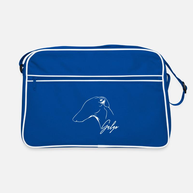 GALGO Profil Windhunde Hunde Hund Wilsigns Retro Tasche