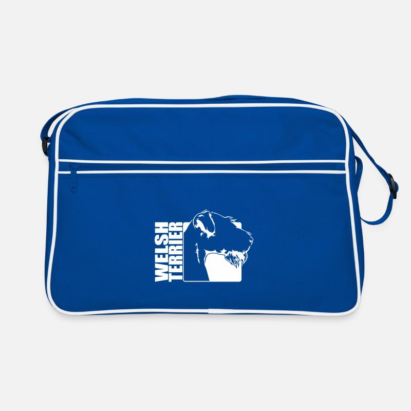 Welsh Terrier Profil Chiens Chien Wilsigns Sac Retro