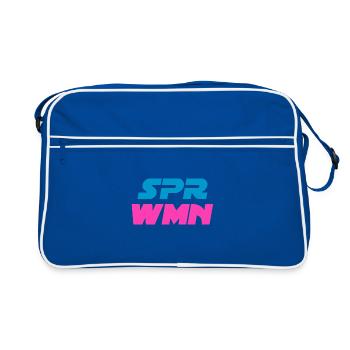 SPR WMN - Retro Tasche - Blau/Weiß - Vorne