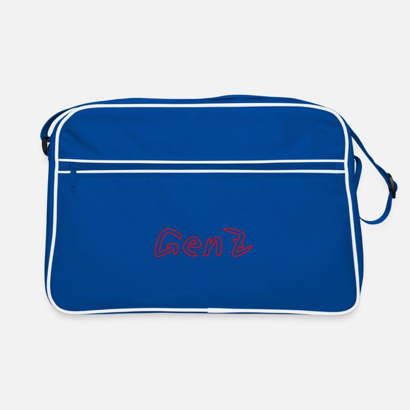 GenZ Graffiti Rot Retro Tasche