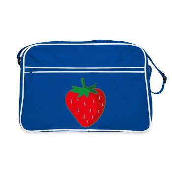 Fraise - Sac Retro - bleu/blanc - Devant
