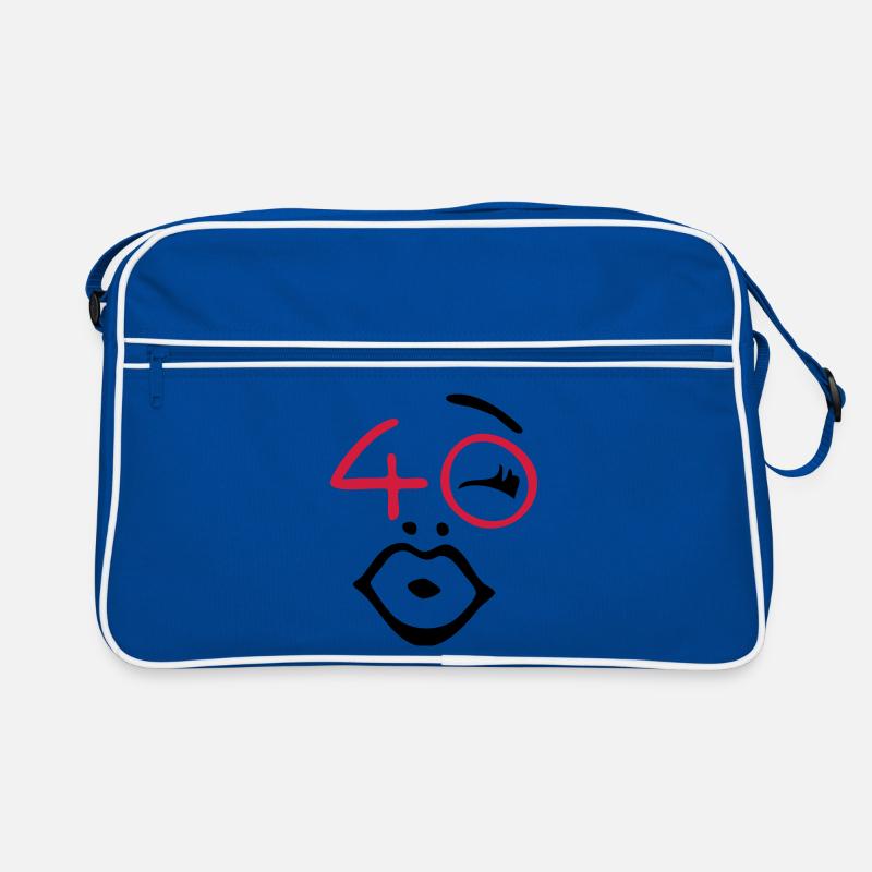 Wow, endlich 40 ! Retro Tasche