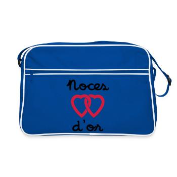 Noces d'or - Sac Retro - bleu/blanc - Devant