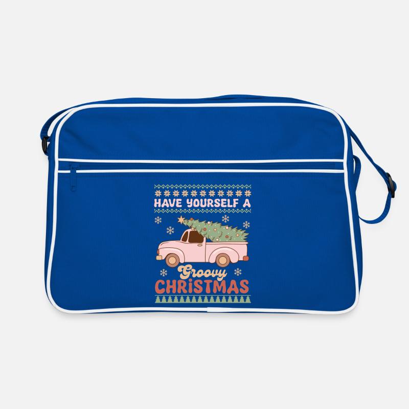 Hässlicher Weihnachtspullover Retro Tasche