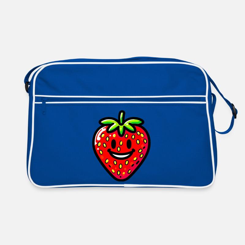 Erdbeer-Erdbeeren Retro Tasche