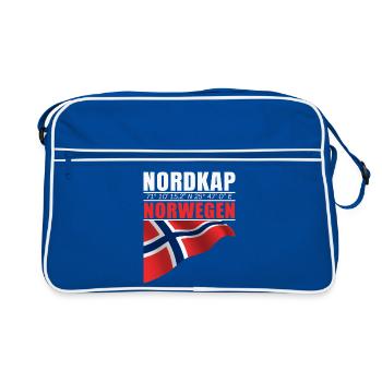 North cape - Retro Bag - blue/white - Front