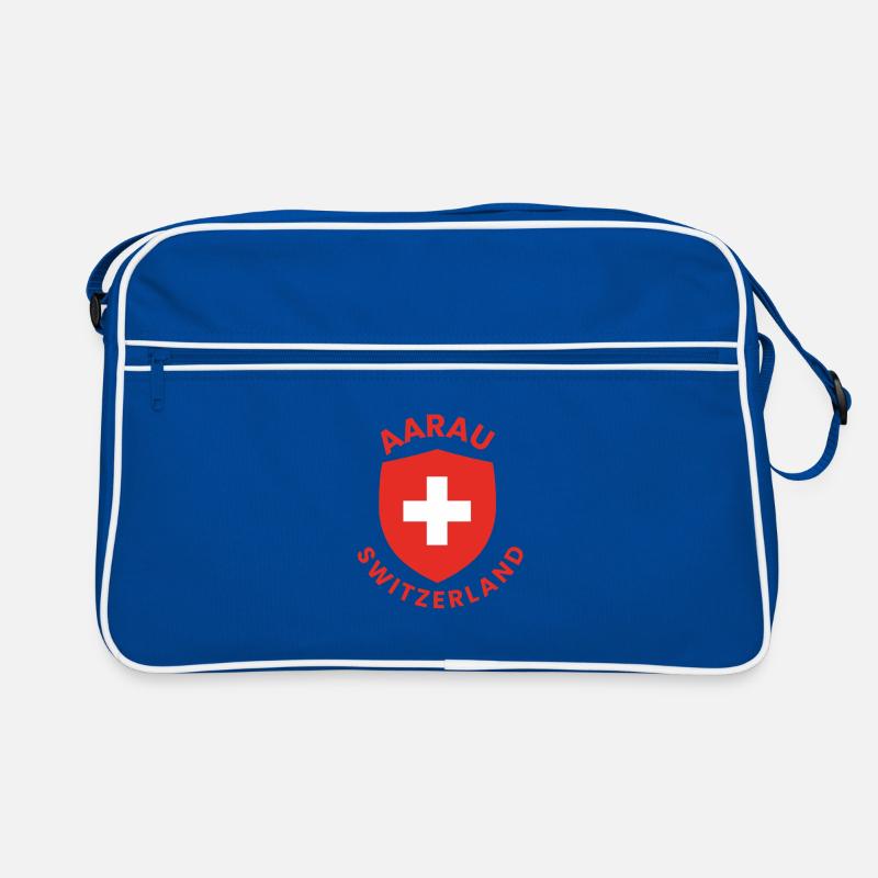 Aarau Switzerland Shield Design Retro Bag