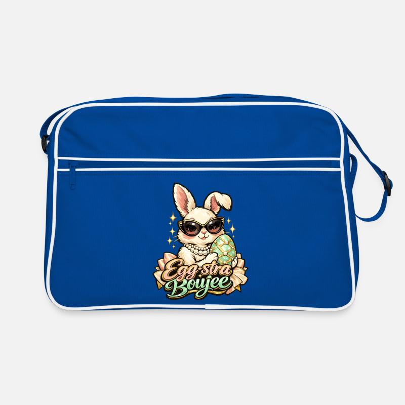 Egg-stra Boujee Easter Bunny Easter Retro Bag
