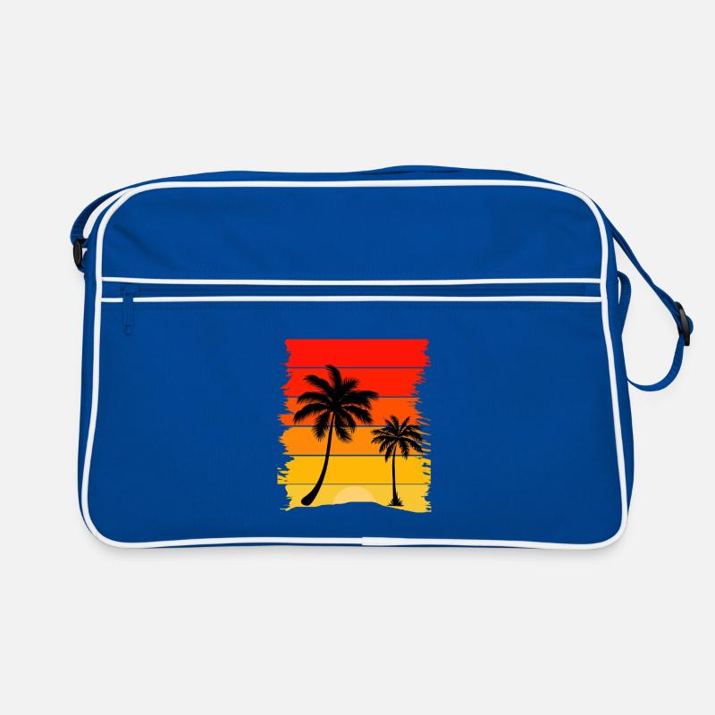 Palmier Sunset Éclat Sac Retro