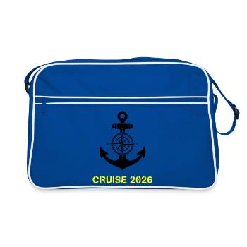 Cruise 2026 Anchor Compass - Retro Bag - blue/white - Front