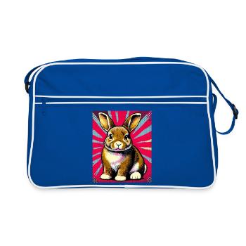 rabbit - Retro Bag - blue/white - Front