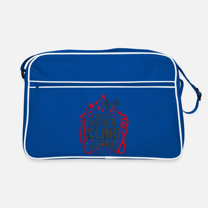 You'll never climb alone Retro Bag