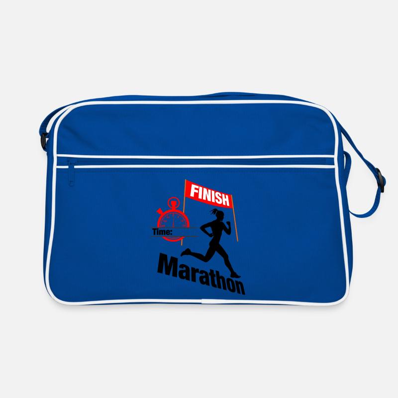Coureuse marathonienne – Temps de course Sac Retro