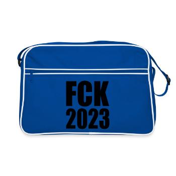 Fck 2023 - Sac Retro - bleu/blanc - Devant