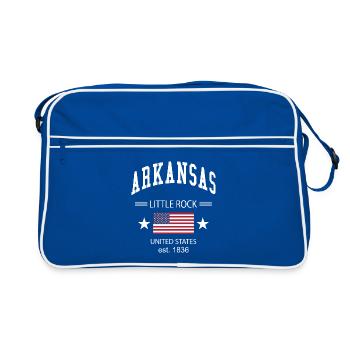 Arkansas - Sac Retro - bleu/blanc - Devant