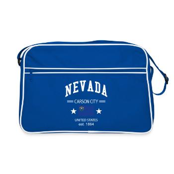 Nevada - Sac Retro - bleu/blanc - Devant
