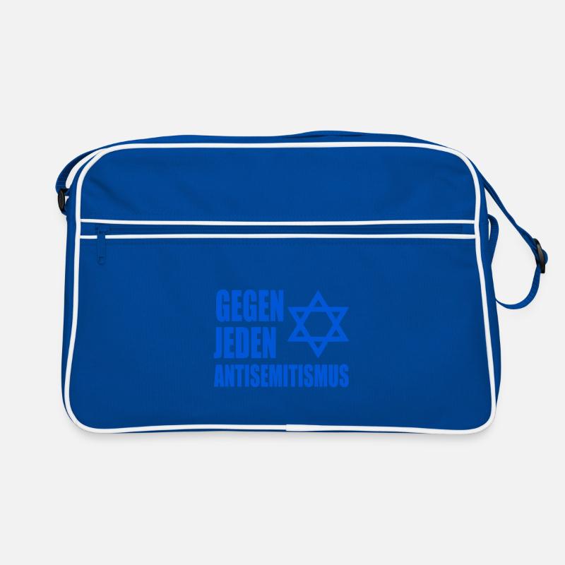 Gegen jeden antisemitismus Retro Tasche