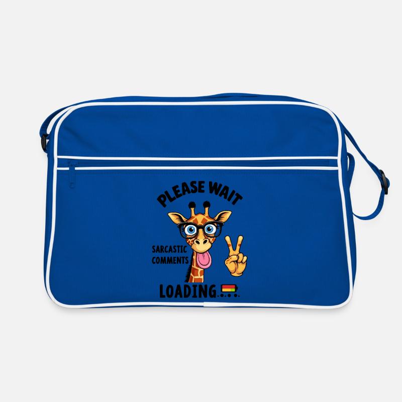 Funny Giraffe Retro Bag