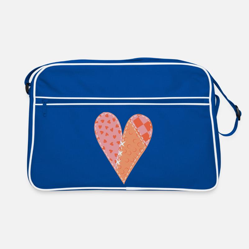 Patchwork Heart No10 Retro Bag