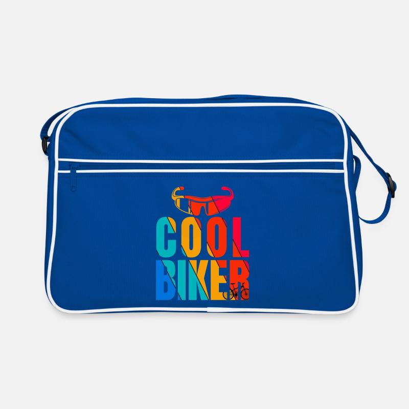 Graphique coloré de style vélo Sac Retro