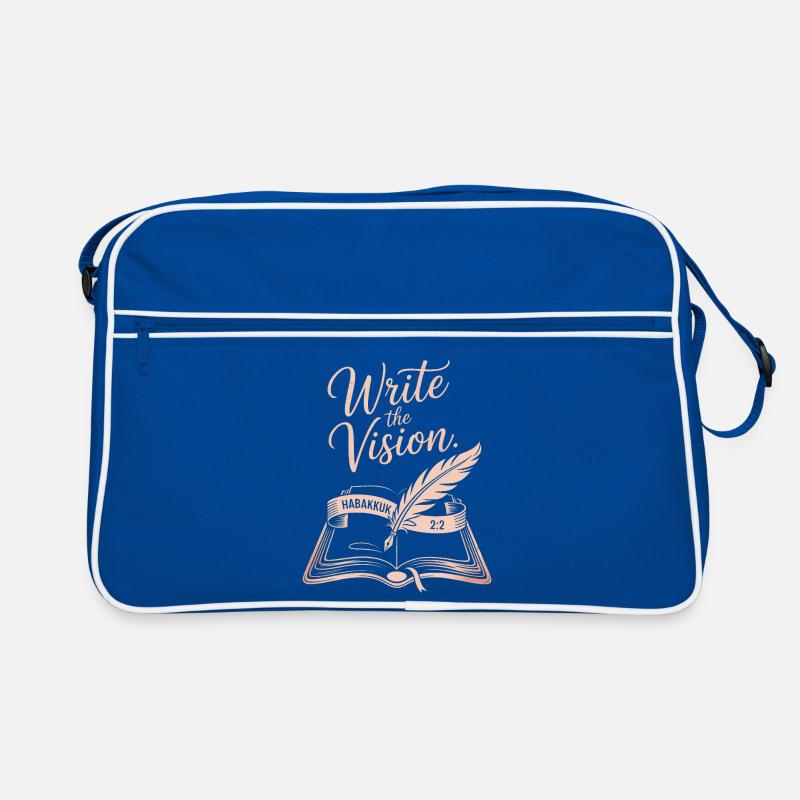 Write the Vision Quill & Book Retro Bag