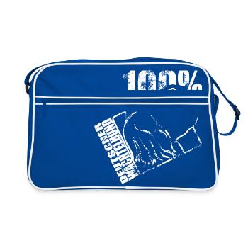 Cavalier King Charles Spaniel 100 - Sac Retro - bleu/blanc - Devant