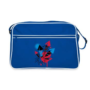 A firework - Retro Bag - blue/white - Front