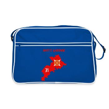 Haute Garonne - Sac Retro - bleu/blanc - Devant
