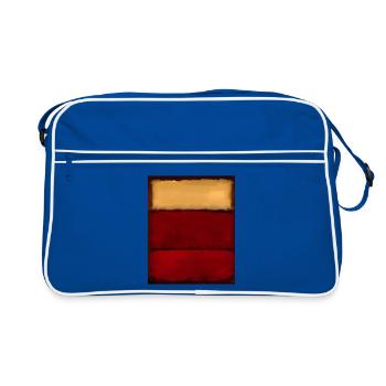 Le style Rothko en couleurs numériques - Sac Retro - bleu/blanc - Devant