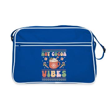 Pull de Noël moche - Sac Retro - bleu/blanc - Devant