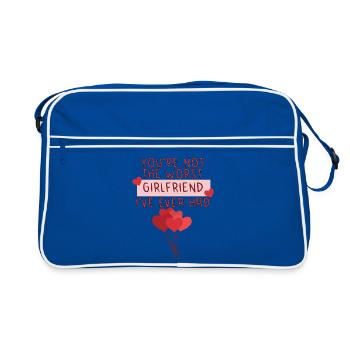 Tu n’es pas le pire Gilfriend que j’aie jamais eu - Sac Retro - bleu/blanc - Devant