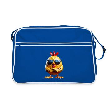 Hen Sunglasses - Retro Bag - blue/white - Front