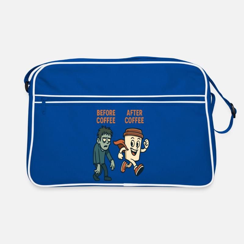 Before Coffee After Coffee Retro Bag